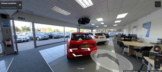 Carbase Lympsham Store on Google Street View